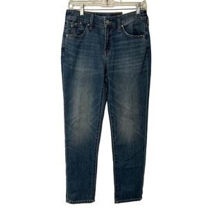 NWT Chico's Womens Jeans Boyfriend Ankle US‎ Size 2P Chico's Sz 00P Straight Leg